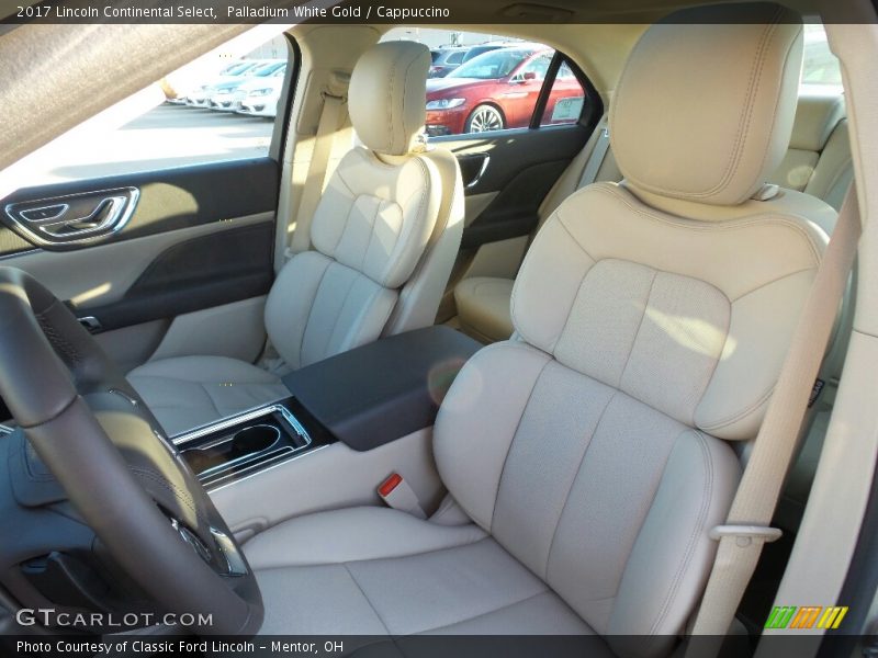 Front Seat of 2017 Continental Select