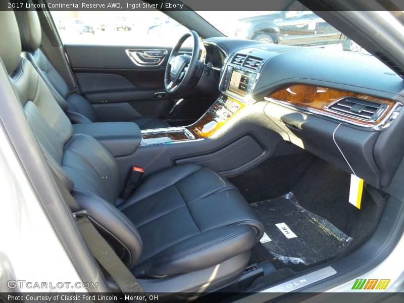 Front Seat of 2017 Continental Reserve AWD