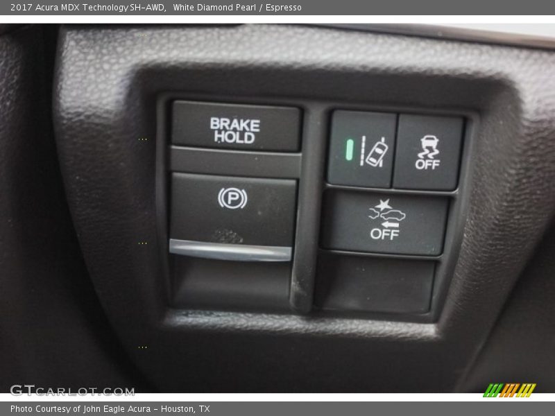 White Diamond Pearl / Espresso 2017 Acura MDX Technology SH-AWD