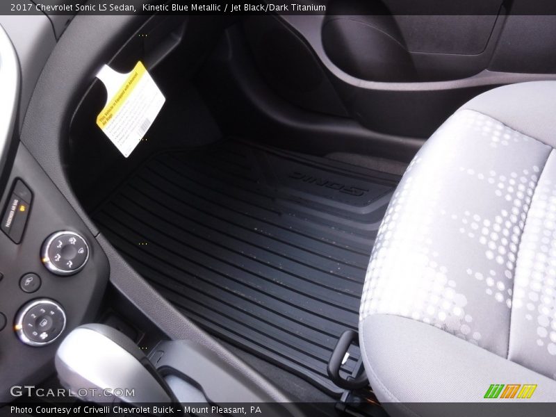 Kinetic Blue Metallic / Jet Black/Dark Titanium 2017 Chevrolet Sonic LS Sedan