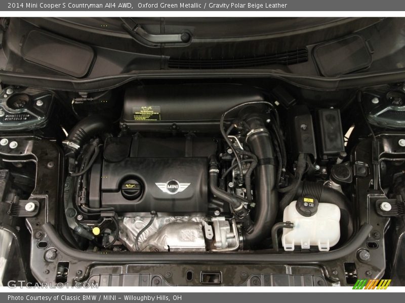  2014 Cooper S Countryman All4 AWD Engine - 1.6 Liter Twin Scroll Turbocharged DI DOHC 16-Valve VVT 4 Cylinder