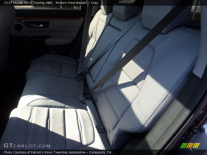 Modern Steel Metallic / Gray 2017 Honda CR-V Touring AWD