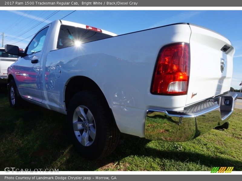 Bright White / Black/Diesel Gray 2017 Ram 1500 Tradesman Regular Cab