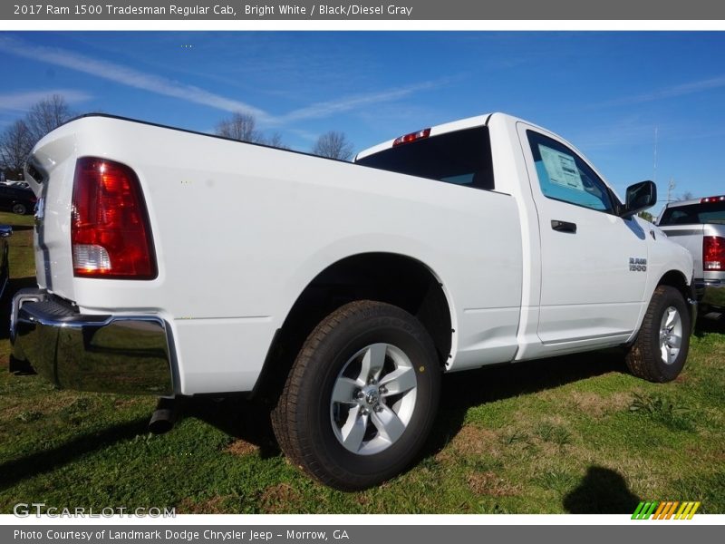 Bright White / Black/Diesel Gray 2017 Ram 1500 Tradesman Regular Cab