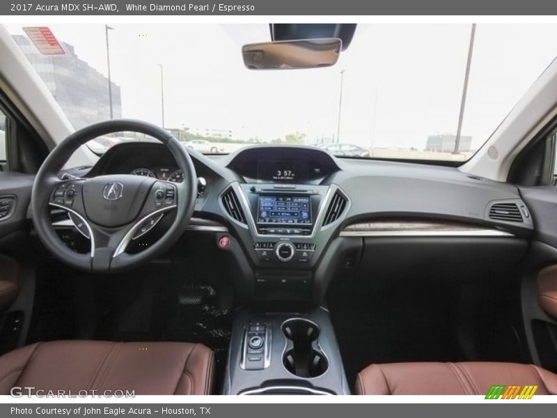 Dashboard of 2017 MDX SH-AWD