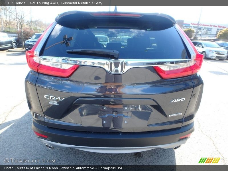 Gunmetal Metallic / Gray 2017 Honda CR-V Touring AWD
