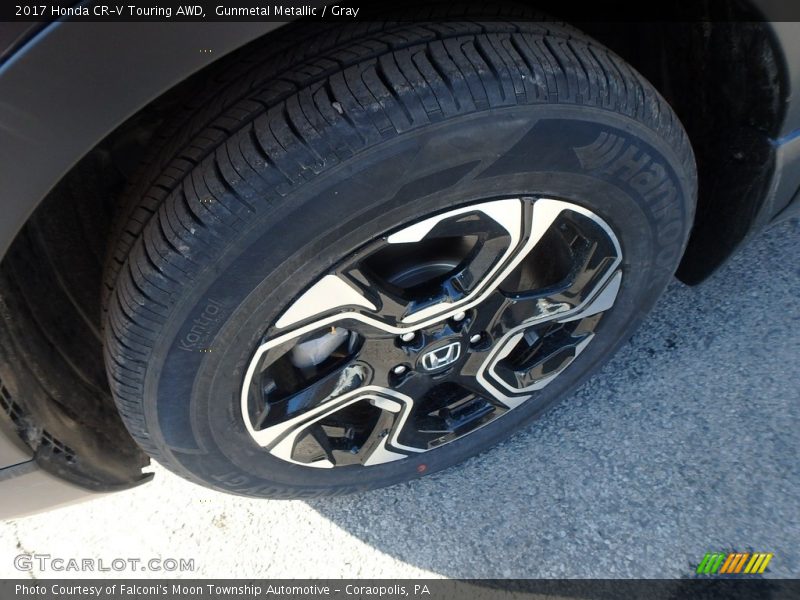 Gunmetal Metallic / Gray 2017 Honda CR-V Touring AWD