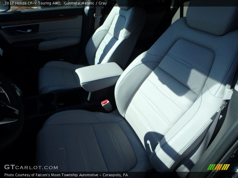 Gunmetal Metallic / Gray 2017 Honda CR-V Touring AWD