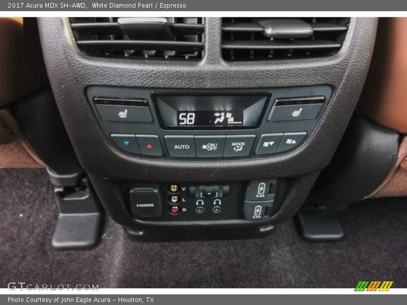 Controls of 2017 MDX SH-AWD