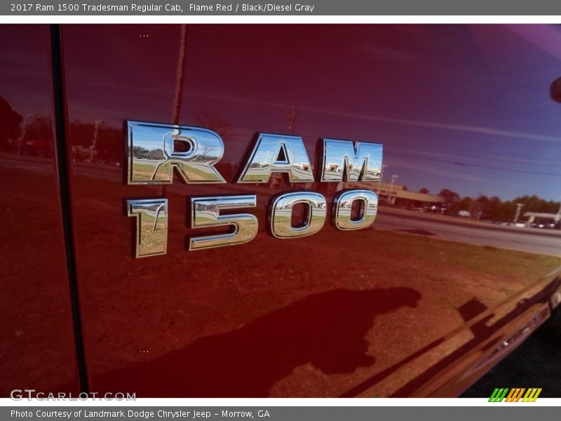 Flame Red / Black/Diesel Gray 2017 Ram 1500 Tradesman Regular Cab