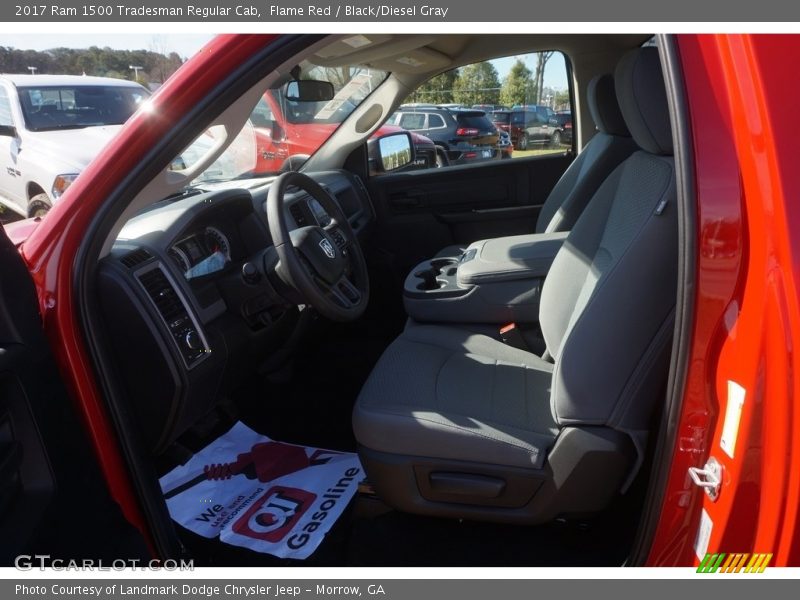 Flame Red / Black/Diesel Gray 2017 Ram 1500 Tradesman Regular Cab