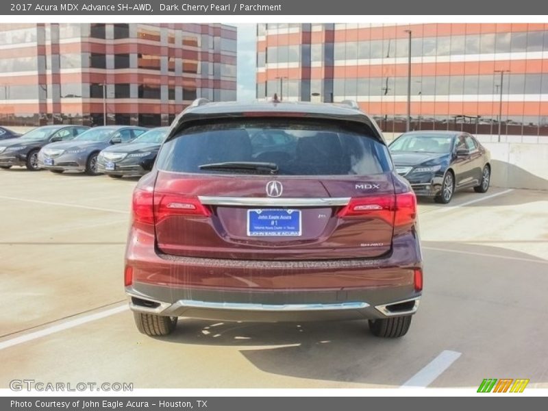 Dark Cherry Pearl / Parchment 2017 Acura MDX Advance SH-AWD