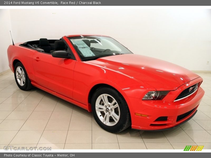 Race Red / Charcoal Black 2014 Ford Mustang V6 Convertible