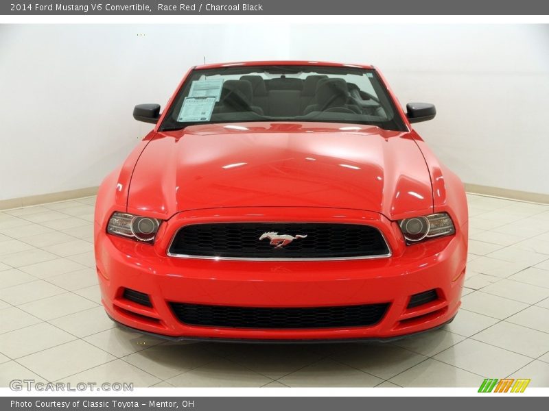 Race Red / Charcoal Black 2014 Ford Mustang V6 Convertible