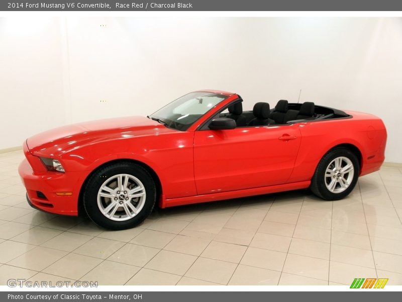 Race Red / Charcoal Black 2014 Ford Mustang V6 Convertible