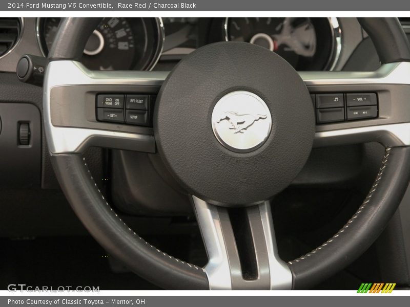 Race Red / Charcoal Black 2014 Ford Mustang V6 Convertible