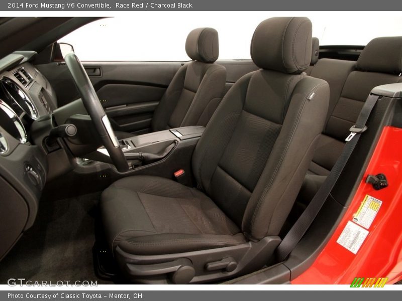Race Red / Charcoal Black 2014 Ford Mustang V6 Convertible
