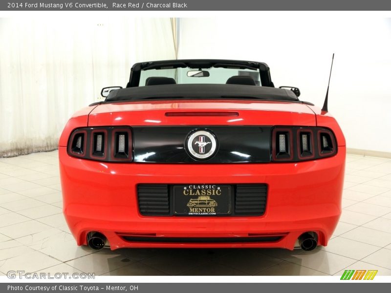 Race Red / Charcoal Black 2014 Ford Mustang V6 Convertible