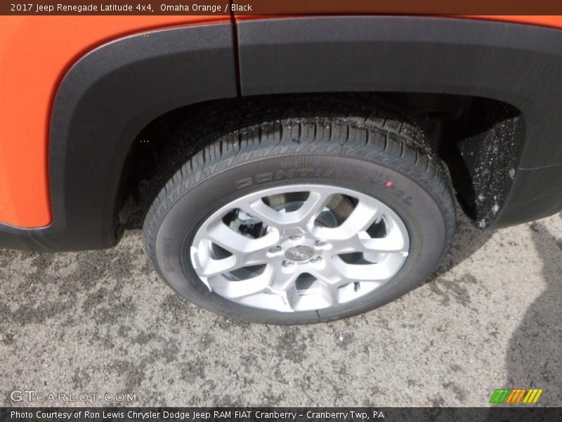 Omaha Orange / Black 2017 Jeep Renegade Latitude 4x4