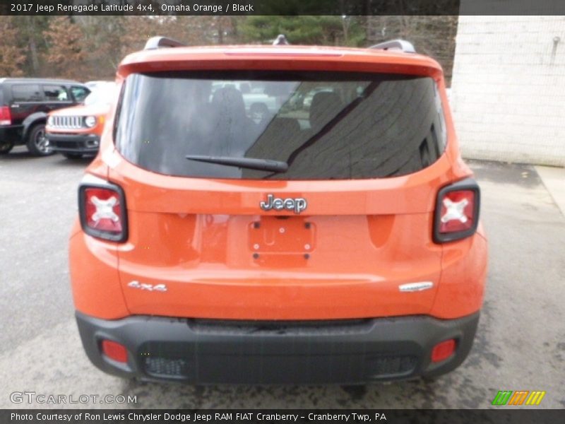 Omaha Orange / Black 2017 Jeep Renegade Latitude 4x4