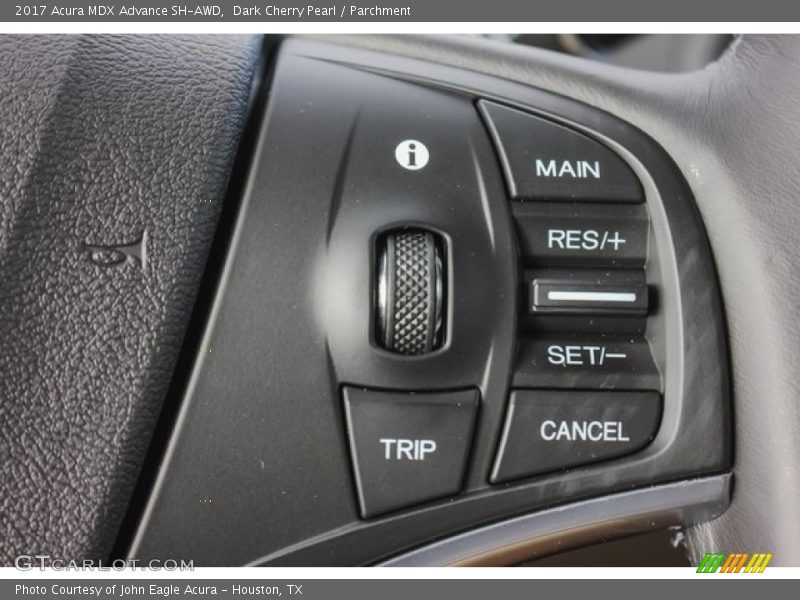 Dark Cherry Pearl / Parchment 2017 Acura MDX Advance SH-AWD
