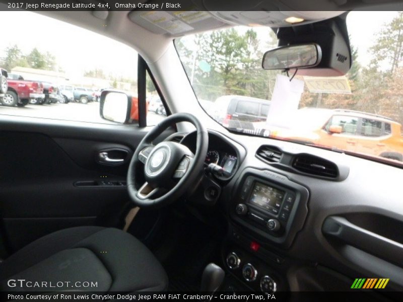 Omaha Orange / Black 2017 Jeep Renegade Latitude 4x4