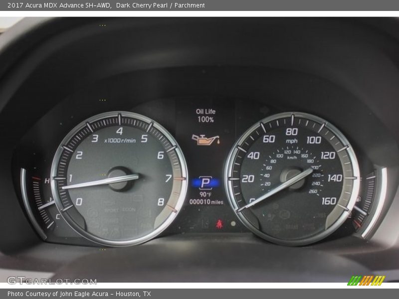 Dark Cherry Pearl / Parchment 2017 Acura MDX Advance SH-AWD