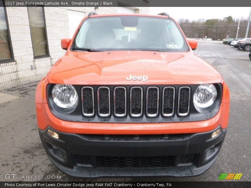 Omaha Orange / Black 2017 Jeep Renegade Latitude 4x4