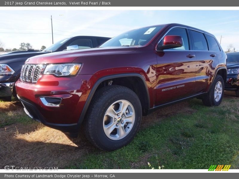 Velvet Red Pearl / Black 2017 Jeep Grand Cherokee Laredo