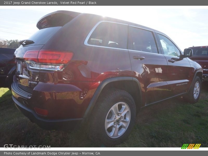 Velvet Red Pearl / Black 2017 Jeep Grand Cherokee Laredo