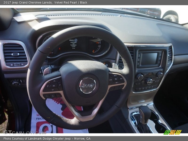 Velvet Red Pearl / Black 2017 Jeep Grand Cherokee Laredo