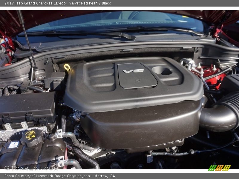 Velvet Red Pearl / Black 2017 Jeep Grand Cherokee Laredo