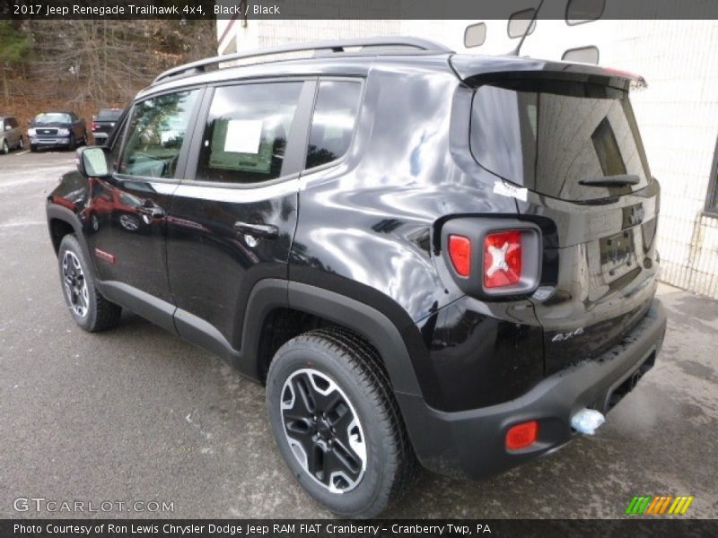 Black / Black 2017 Jeep Renegade Trailhawk 4x4