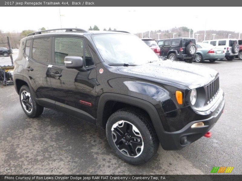 Black / Black 2017 Jeep Renegade Trailhawk 4x4