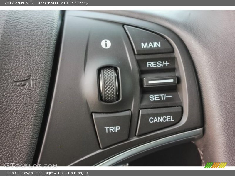 Modern Steel Metallic / Ebony 2017 Acura MDX