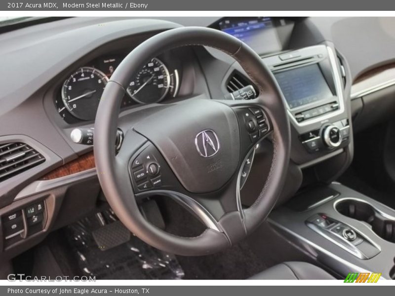 Modern Steel Metallic / Ebony 2017 Acura MDX