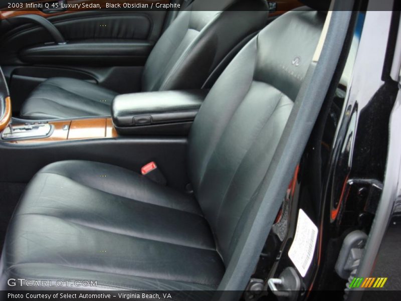 Black Obsidian / Graphite 2003 Infiniti Q 45 Luxury Sedan