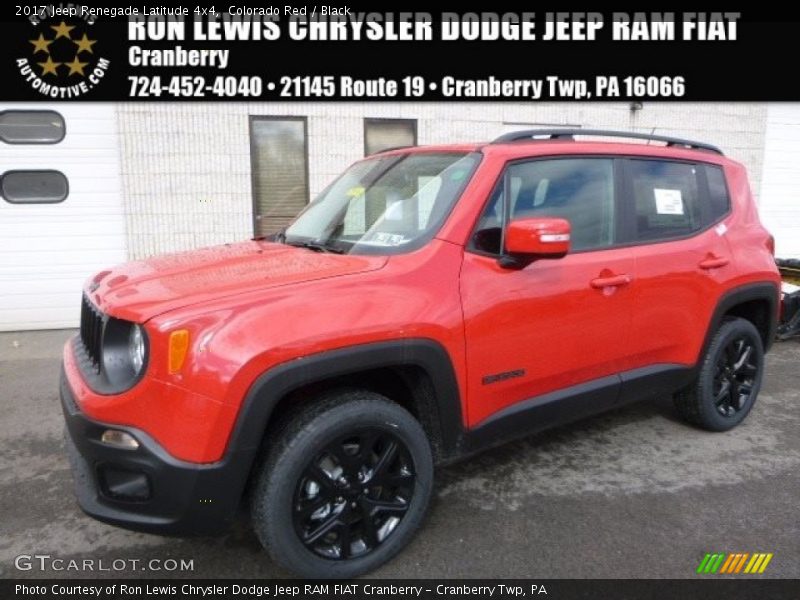 Colorado Red / Black 2017 Jeep Renegade Latitude 4x4
