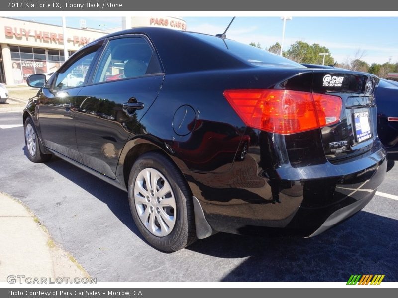 Ebony Black / Stone 2012 Kia Forte LX