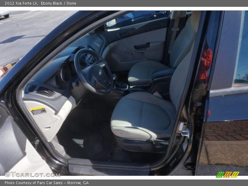 Ebony Black / Stone 2012 Kia Forte LX