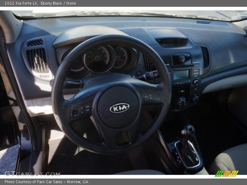 Ebony Black / Stone 2012 Kia Forte LX