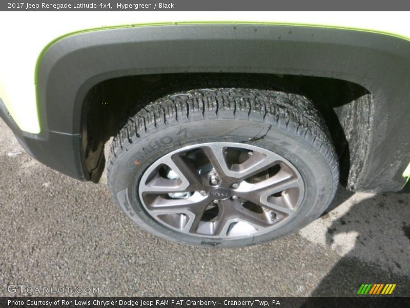 Hypergreen / Black 2017 Jeep Renegade Latitude 4x4