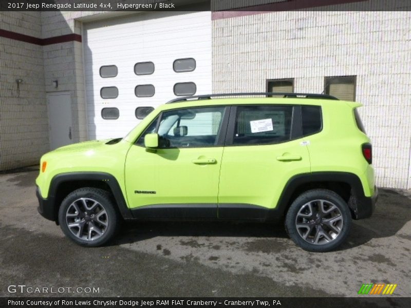 Hypergreen / Black 2017 Jeep Renegade Latitude 4x4