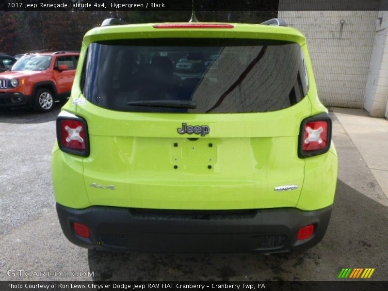 Hypergreen / Black 2017 Jeep Renegade Latitude 4x4