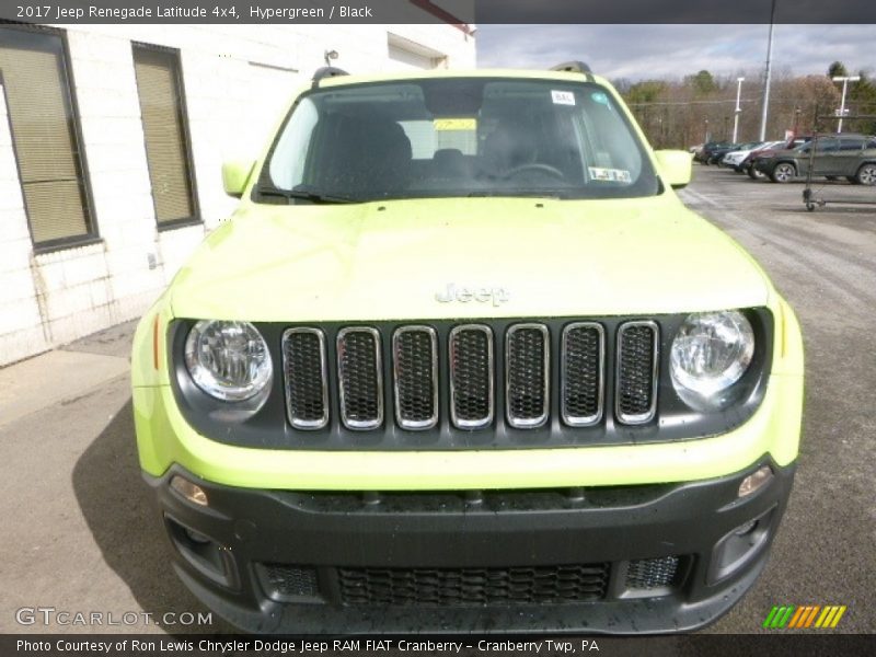 Hypergreen / Black 2017 Jeep Renegade Latitude 4x4