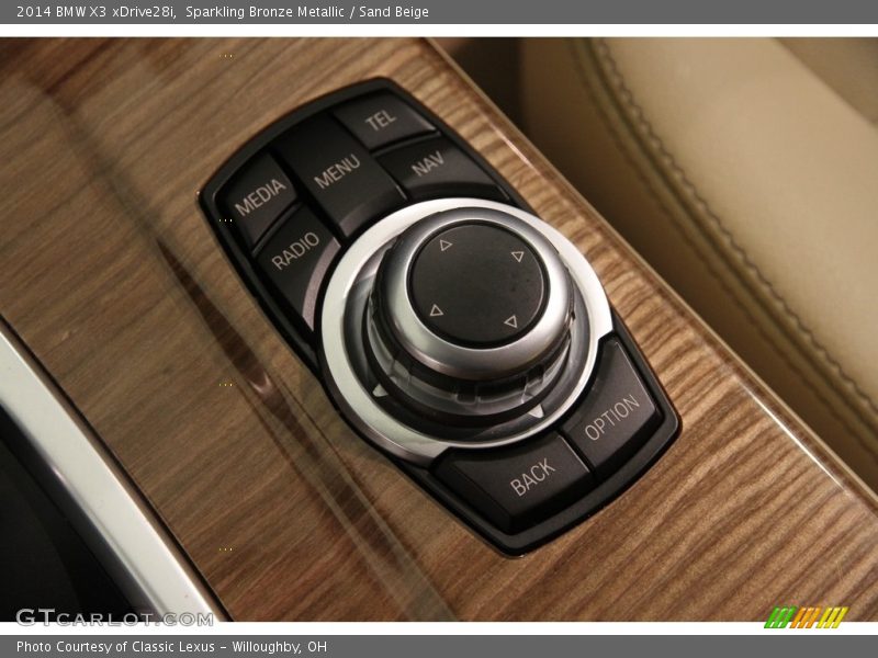 Sparkling Bronze Metallic / Sand Beige 2014 BMW X3 xDrive28i
