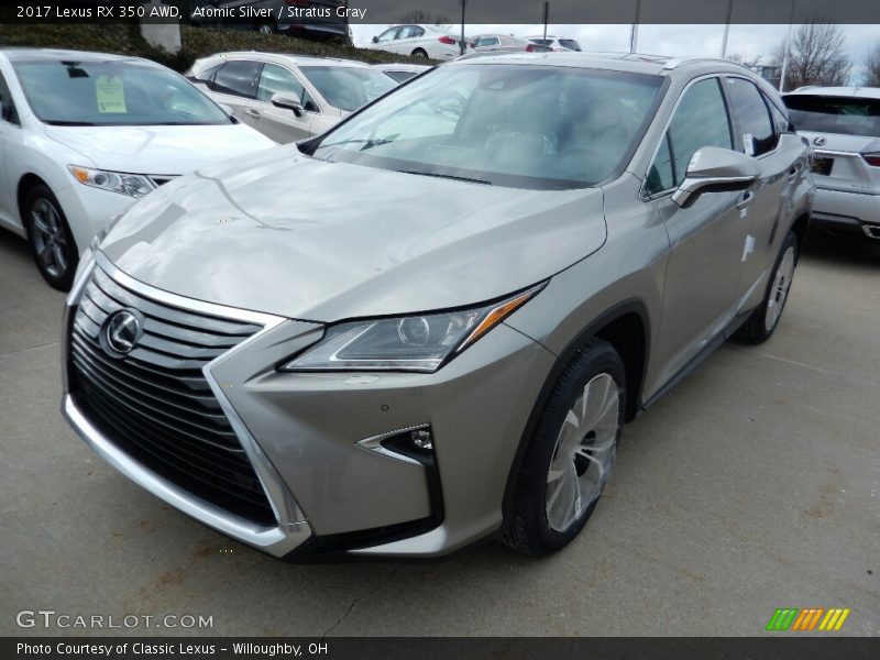 Atomic Silver / Stratus Gray 2017 Lexus RX 350 AWD
