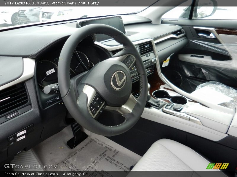 Atomic Silver / Stratus Gray 2017 Lexus RX 350 AWD