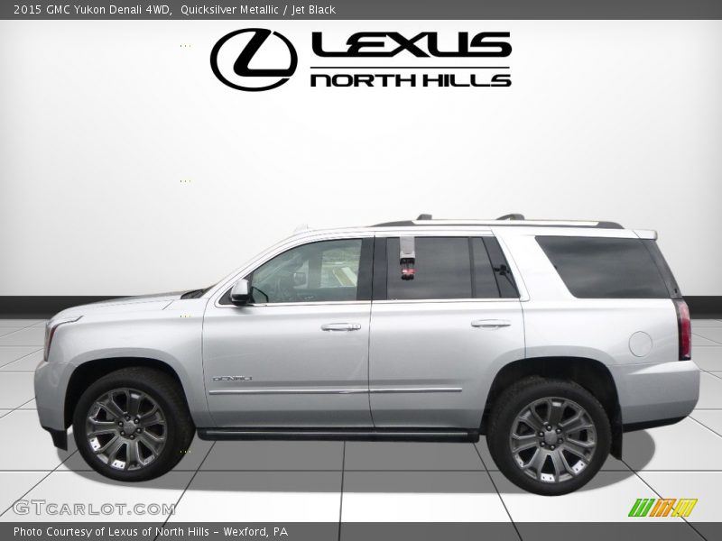 Quicksilver Metallic / Jet Black 2015 GMC Yukon Denali 4WD