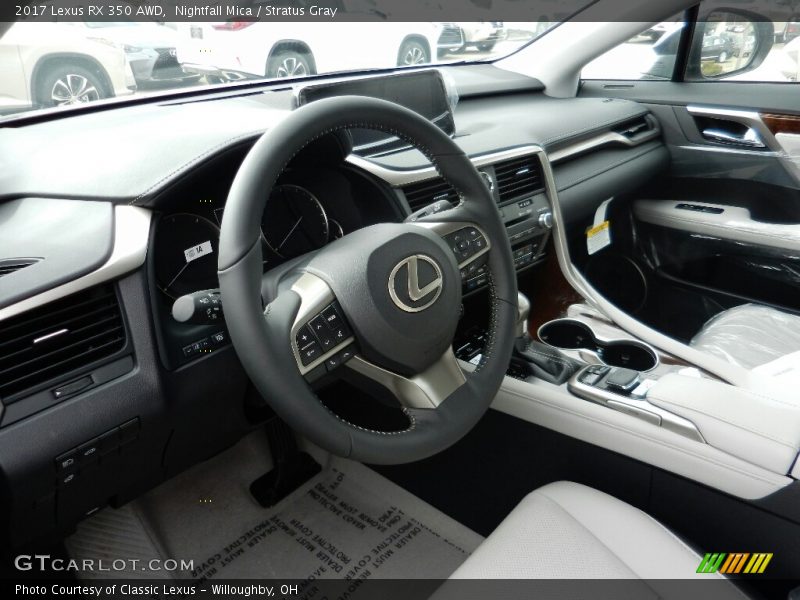 Nightfall Mica / Stratus Gray 2017 Lexus RX 350 AWD